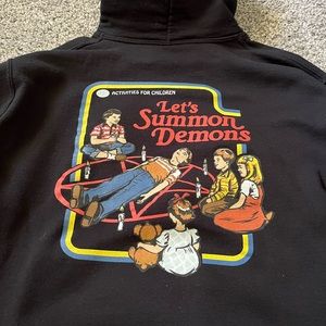 Black Limited Edition Steven Rhodes Let’s Summon Demons Hoodie - Men’s S